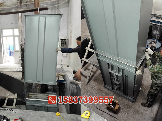 NE15板链斗式提升机安装现场