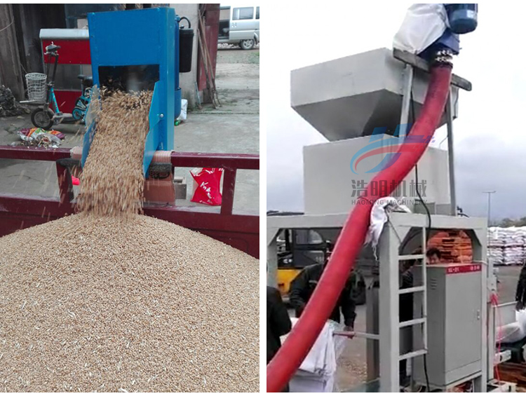 软管吸粮机使用